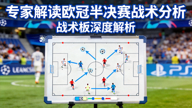 专家解读欧冠半决赛战术分析视频封面图展示战术板